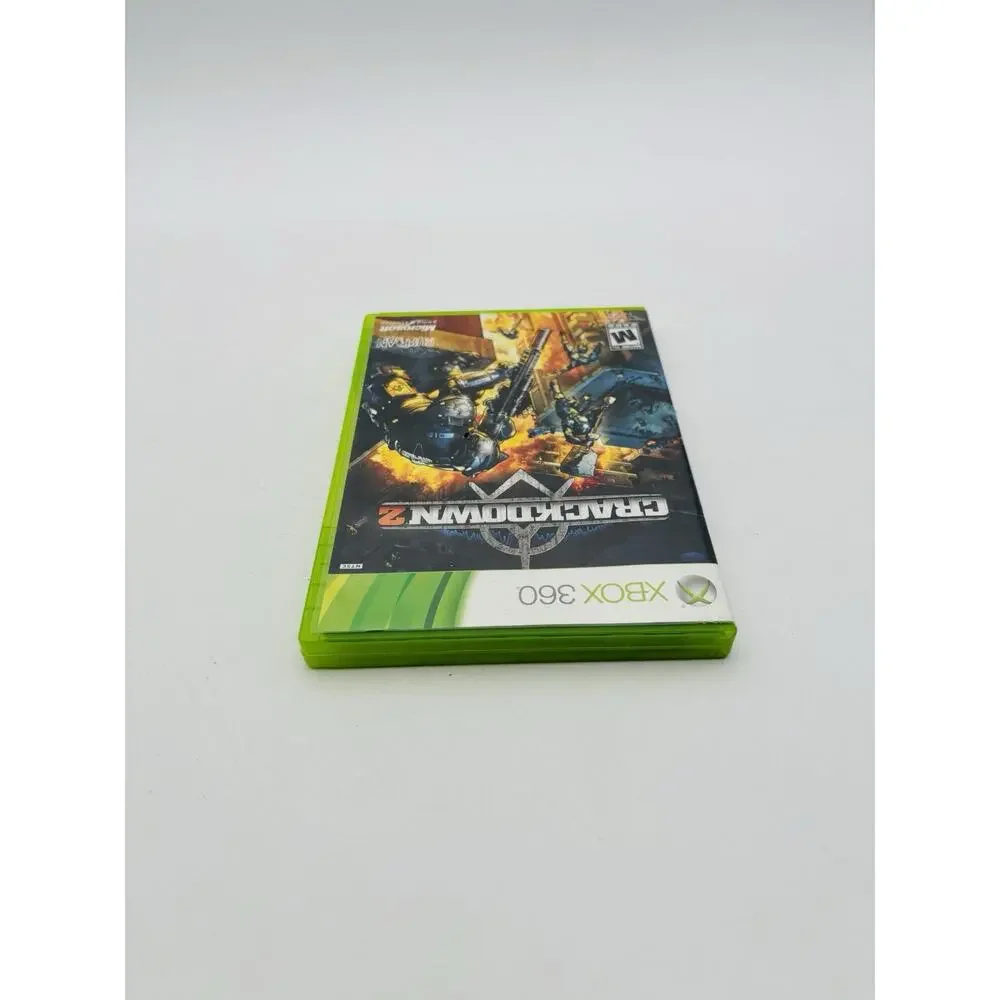XBOX 360 Game Crackdown 2 CIB Complete In Box Tested Authentic Works VG